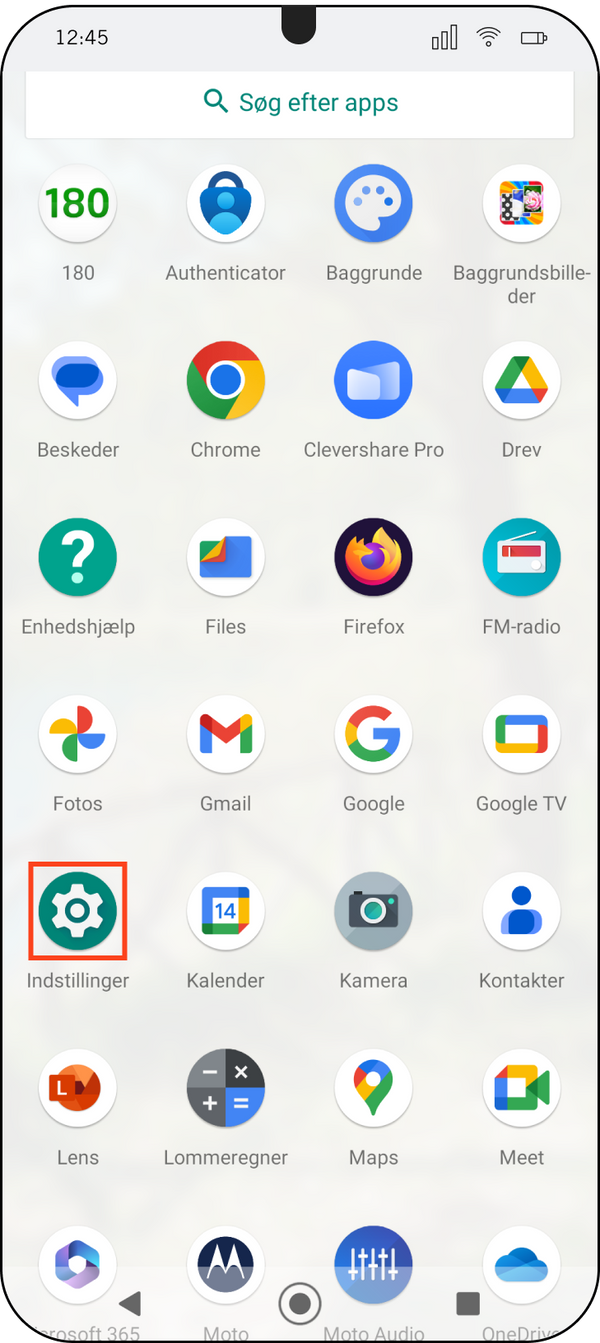 Screenshot of android
